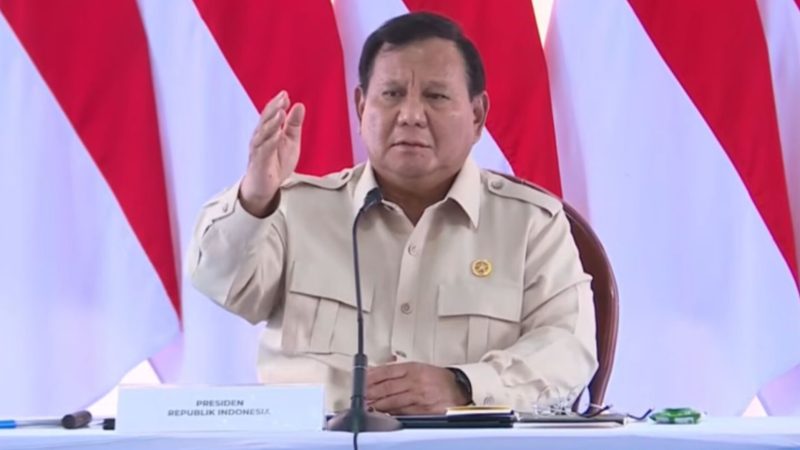 Presiden Prabowo Subianto. (Foto: Istimewa)