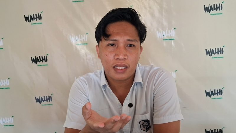 Direktur Eksekutif Walhi Sultra, Andi Rahman. (Foto: Fadli Aksar)