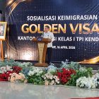 Kepala Kantor Wilayah (Kanwil) Direktorat Jenderal (Ditjen) Imigrasi Kementerian Imigrasi dan Pemasyarakatan (Imipas) Sulawesi Tenggara, Ganda Samosir. (Foto: Fadli Aksar)