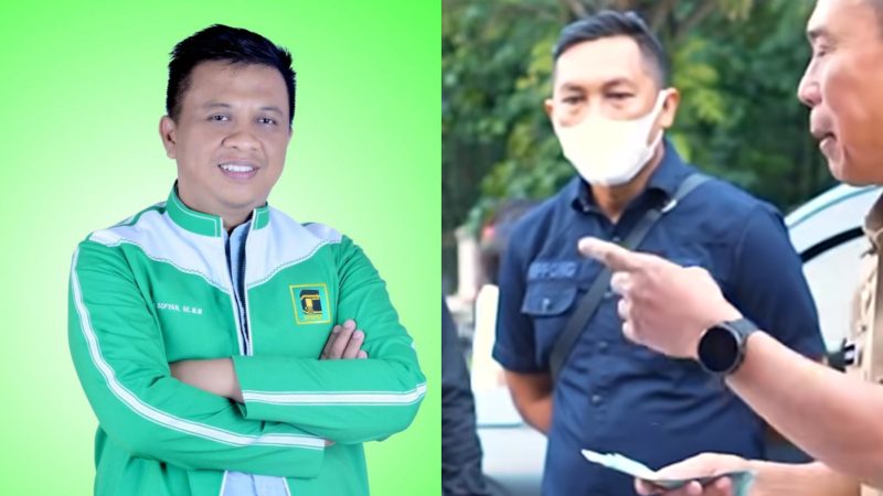 Protokoler Gubernur Sulawesi Tenggara (Sultra) Andi Sumangerukka, Supriady (kanan) dan Komisaris Bank BPR Bahteramas Bombana Sofyan (kiri) tiba-tiba menjadi petugas Haji 2026. (Foto: Istimewa)