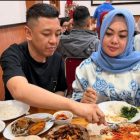 Wali Kota Kendari, Siska Karina Imran dan suaminya Adriatma Dwi Putra (ADP) tengah makan bareng di tengah gugatan perceraian di Pengadilan Agama Kendari dan kasus KDRT di Polda Sultra. (Foto: Istimewa)