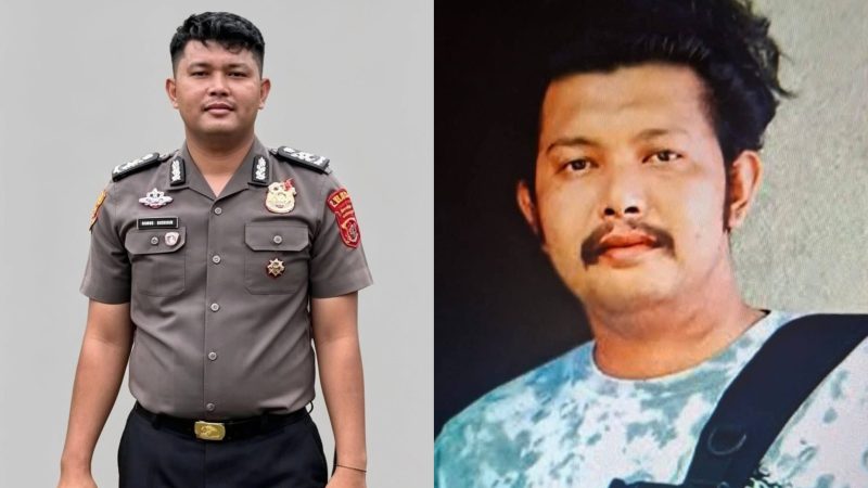 Polisi terduga pelaku penyiksaan terhadap 3 anak di bawah umur di Wakatobi. (Foto: Istimewa)