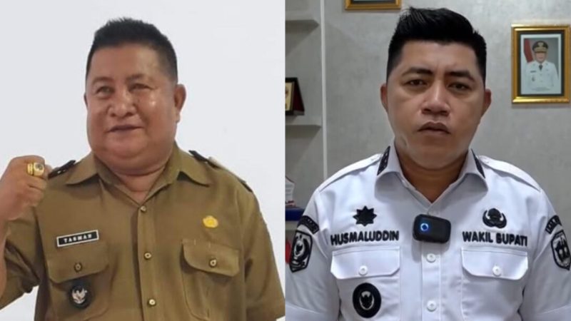 Direktur PT Babarina Putra Sulung (BPS) Tasman dan Wakil Bupati Kolaka, Husmaluddin. (Foto: Kolase)